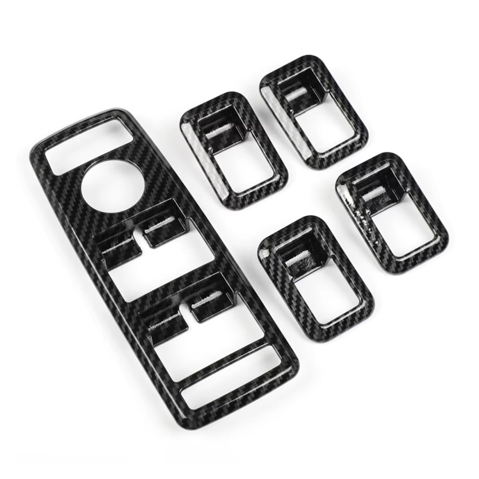 Interior Styling Sticker Carbon Fiber Car Window Button Stickers for Benz A B C E for GLE for GLA for CLA for GLK Class W176 W204 W212 W166 W218 Accessories Decoration