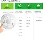 RAYZEEK 12V 24V Low Voltage Ceiling Sensor Pir Occupancy Motion Detector, 360 Degree Field of View High Sensitive Motion Sensor,10A,Commercial/Residential,Up to 1600 sq.ft,PC Fireproof