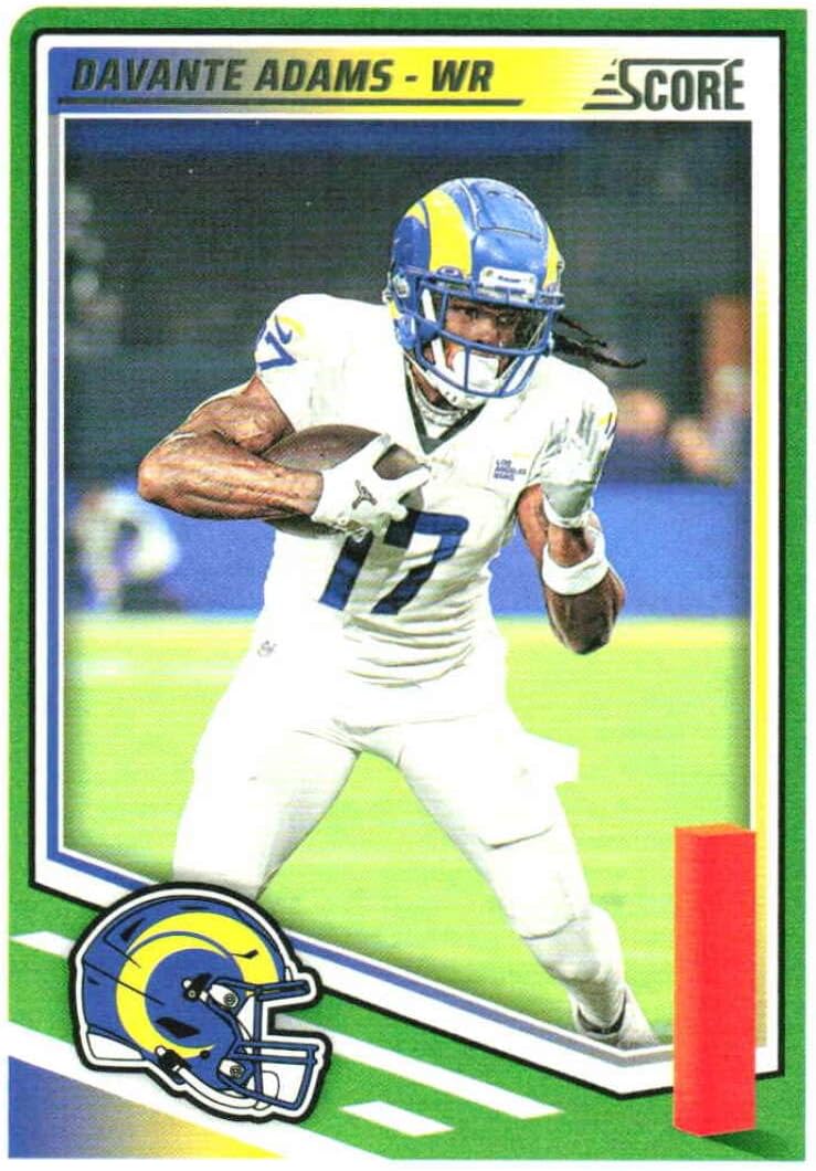 Amazon.com: 2025 SCORE #73 DAVANTE ADAMS LOS ANGELES RAMS FOOTBALL ...