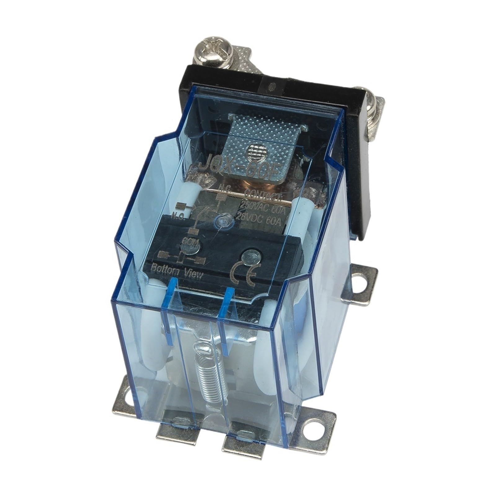 OSHZIKJII Relay JQX-60F-1Z AC 220V DC 24V 12V(Copper 24VDC)