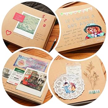 厳選　未使用　美しいものを美しく保存したい方へMulberryスクラップブック Amazon.co.jp: フォトアルバム スクラップブック Our Adventure