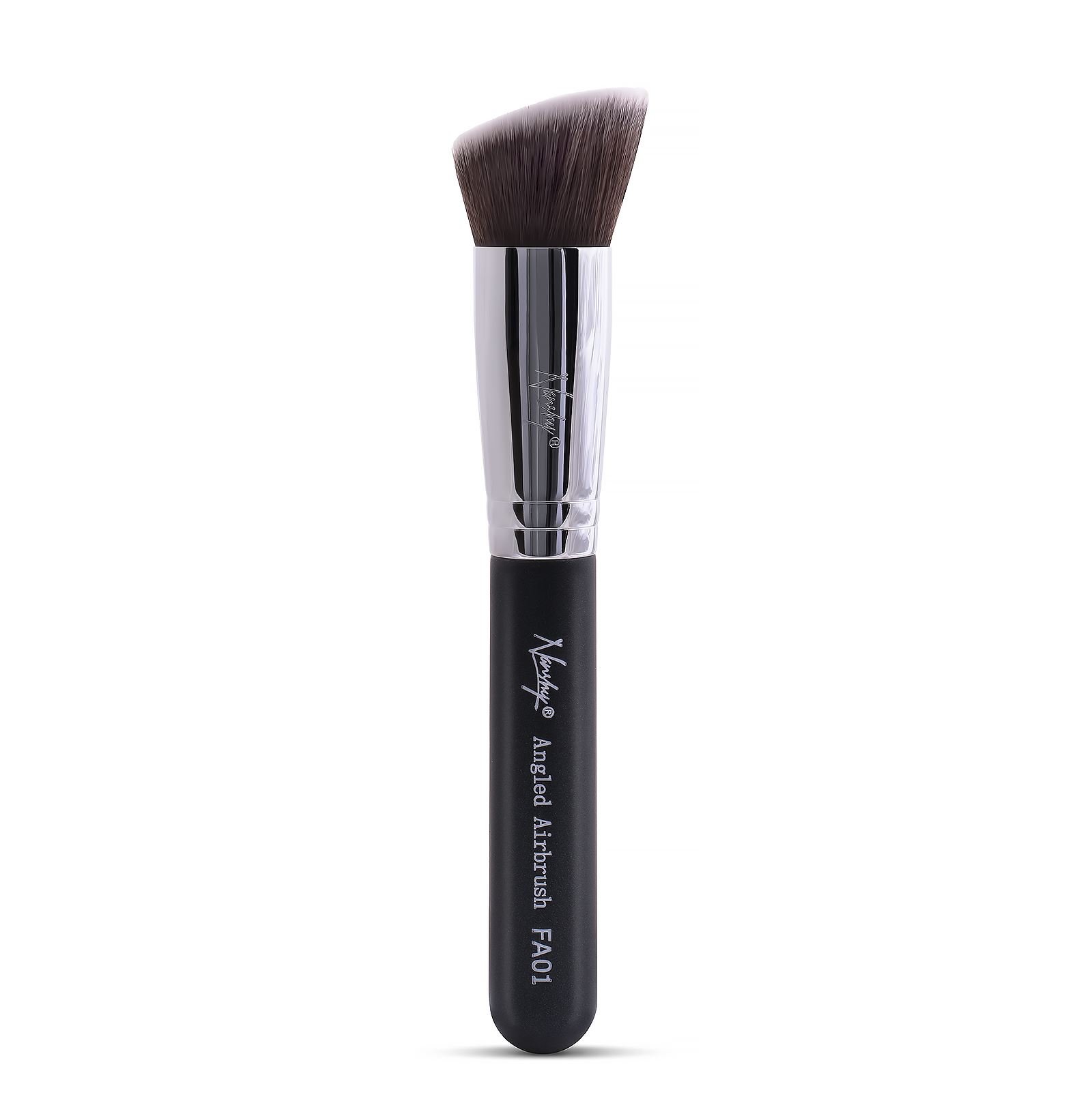 Nanshy Flat Angled Foundation Cosmetic Makeup Kabuki Brush Powder Liquid - Image 2