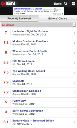 Ign - Video Game Reviews, News & Previews #TOP4