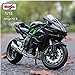 1:12 Alloy Motorcycle Model Toy, Diecast Motorbike for Kids, Collectible Display & Gift (HR2 (Black))