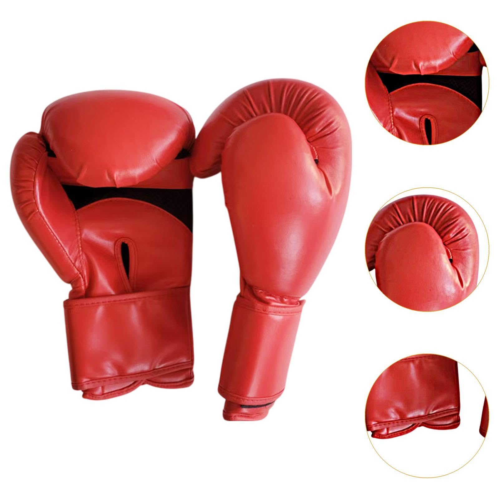 Baoblaze Gants De Boxe Adulte - Pads Mitts Respirants Pour Muay Thai Et Entraînement