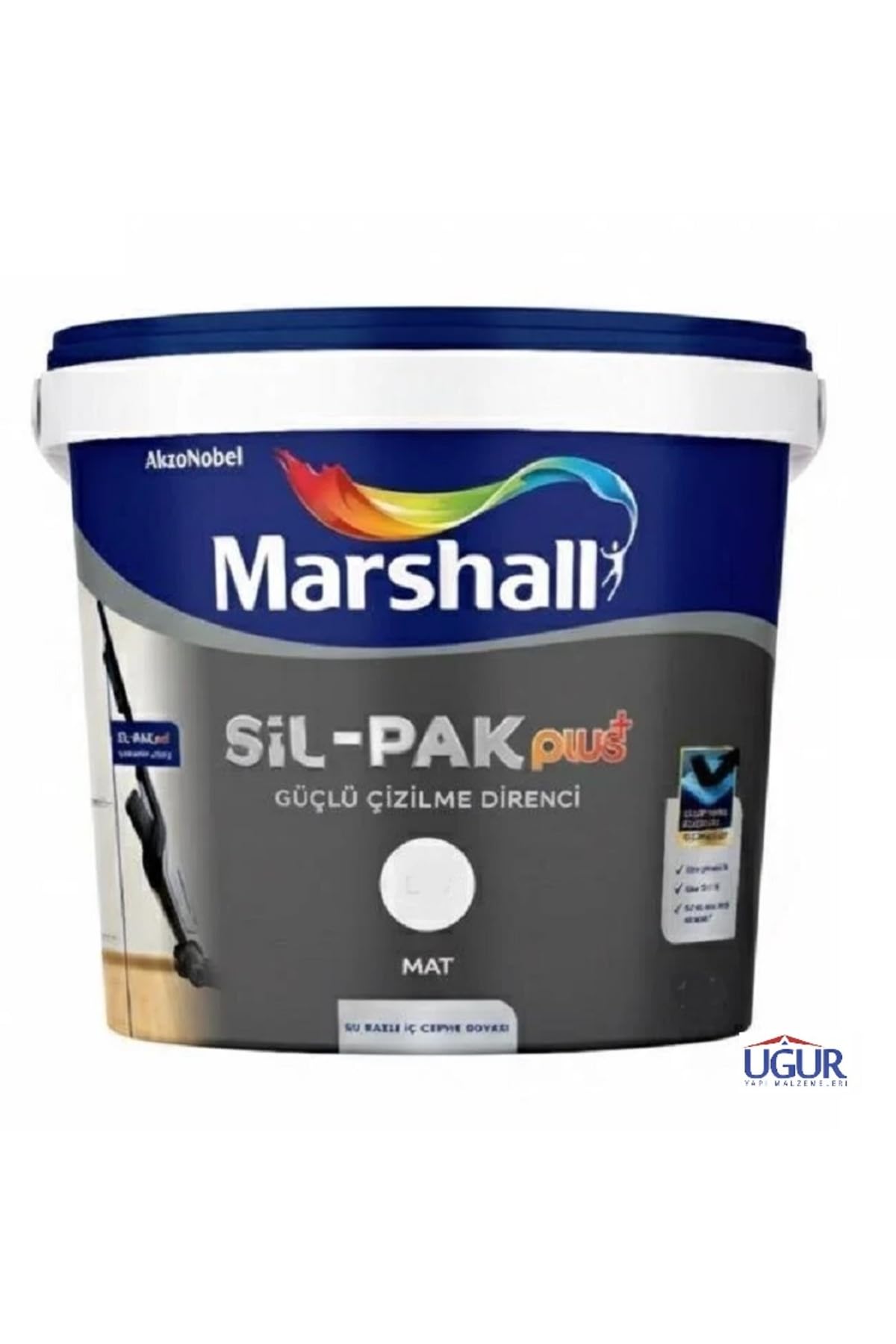 Marshall Sil-Pak Plus Silikonlu Mat İç Cephe Duvar Boyası, Kum…