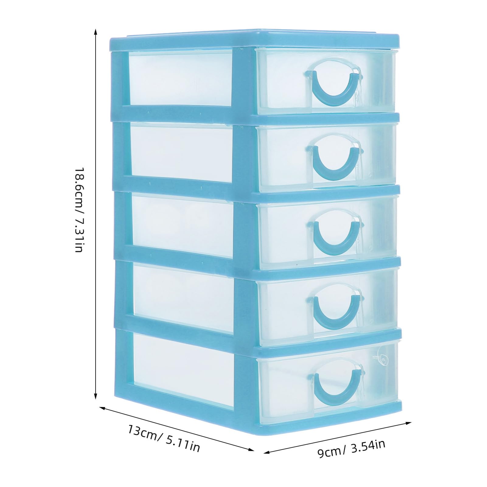 VILLCASE Desk Organizer with Layers Box for Makeup and Stationery Detachable Storage Container for Efficient Desk Organization and Tidy Vanity Spaces