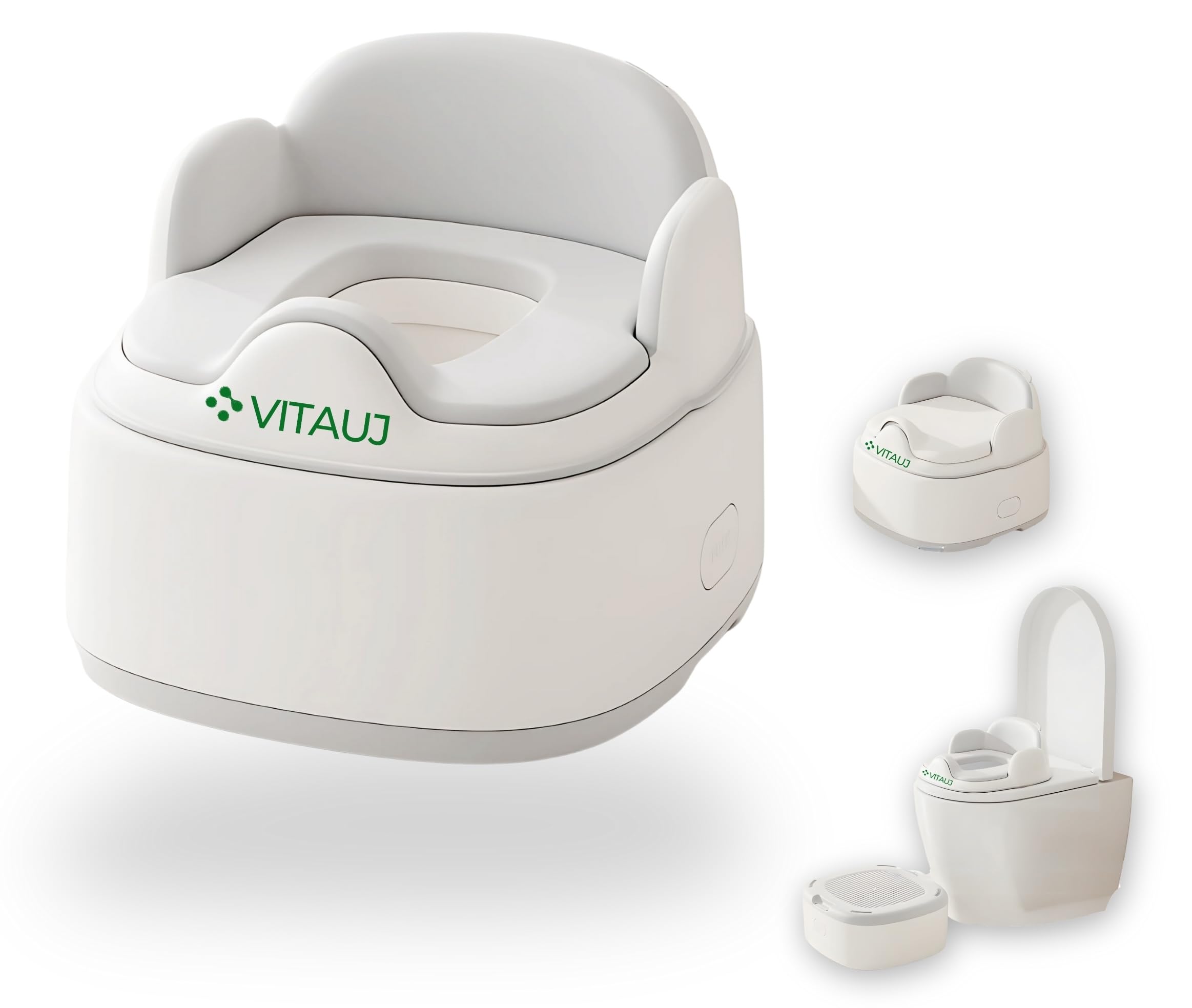 Orinatoio per bambini 3 in 1 pieghevole, riduttore WC, sgabello e vasino con adesivo da allenamento, antiscivolo, portatile, morbido ed ergonomico, ideale da 1 a 6 anni