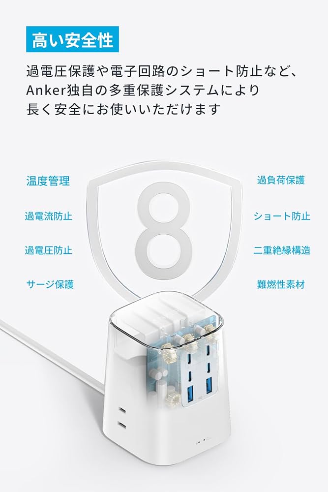 Amazon.co.jp: Anker Charging Station (9-in-1, 100W)【USB