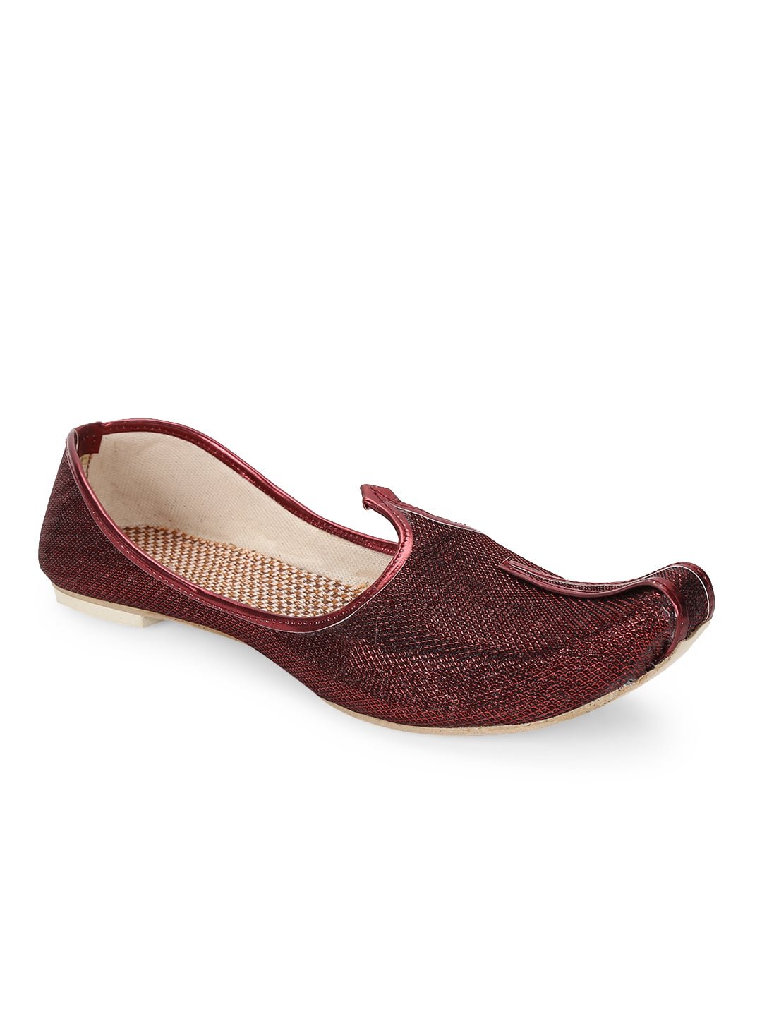 Mojaris Hombres Sojanya Artesanales en Color Maroon Talla 7 US 5