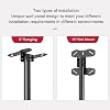 Adjustable Ceiling TV Mount Bracket - Tv Wall Mount,Universal TV Ceiling Mount,360 Deg Rotation Tilt Swivel TV Mount,Height Adjustable TV Stand And Wall Mount,for 26-60 Inch T,1M