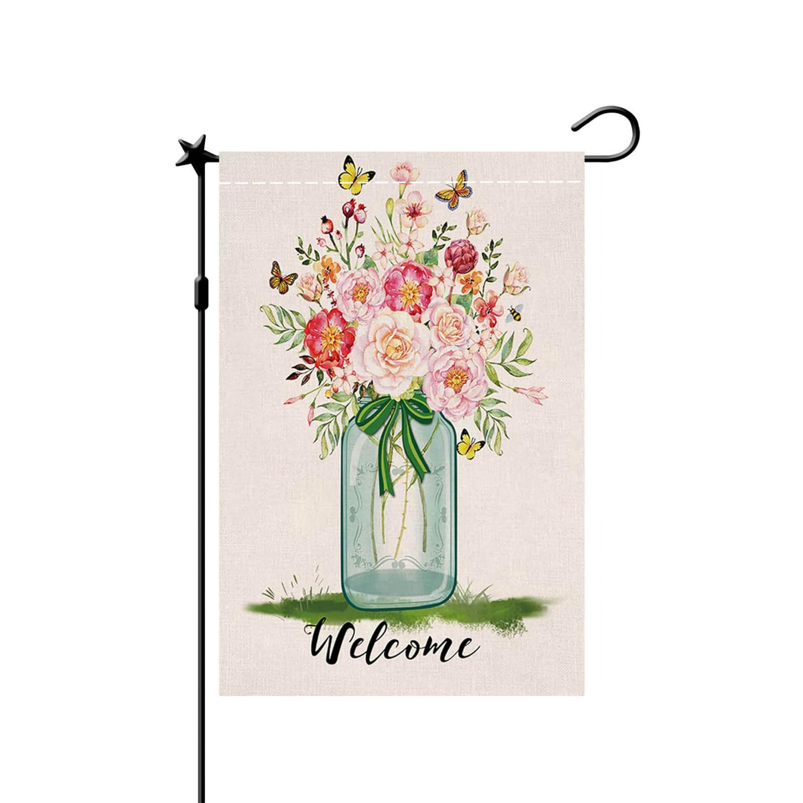 Drapeau de jardin grand format 75x100cm imperméable et résistant