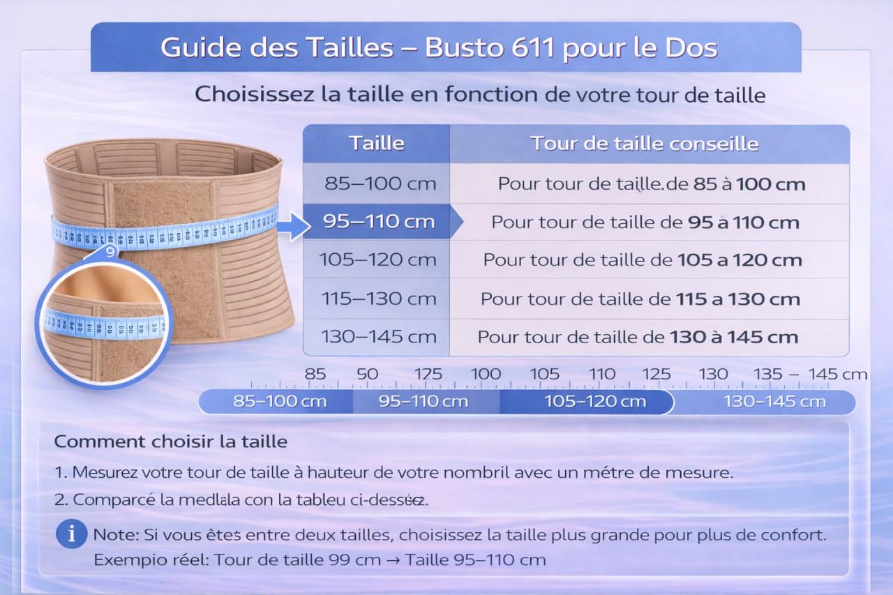 Buste orthopédique unisexe dos lombaire bandeau correcteur postural 6 lattes ceinture homme et femme