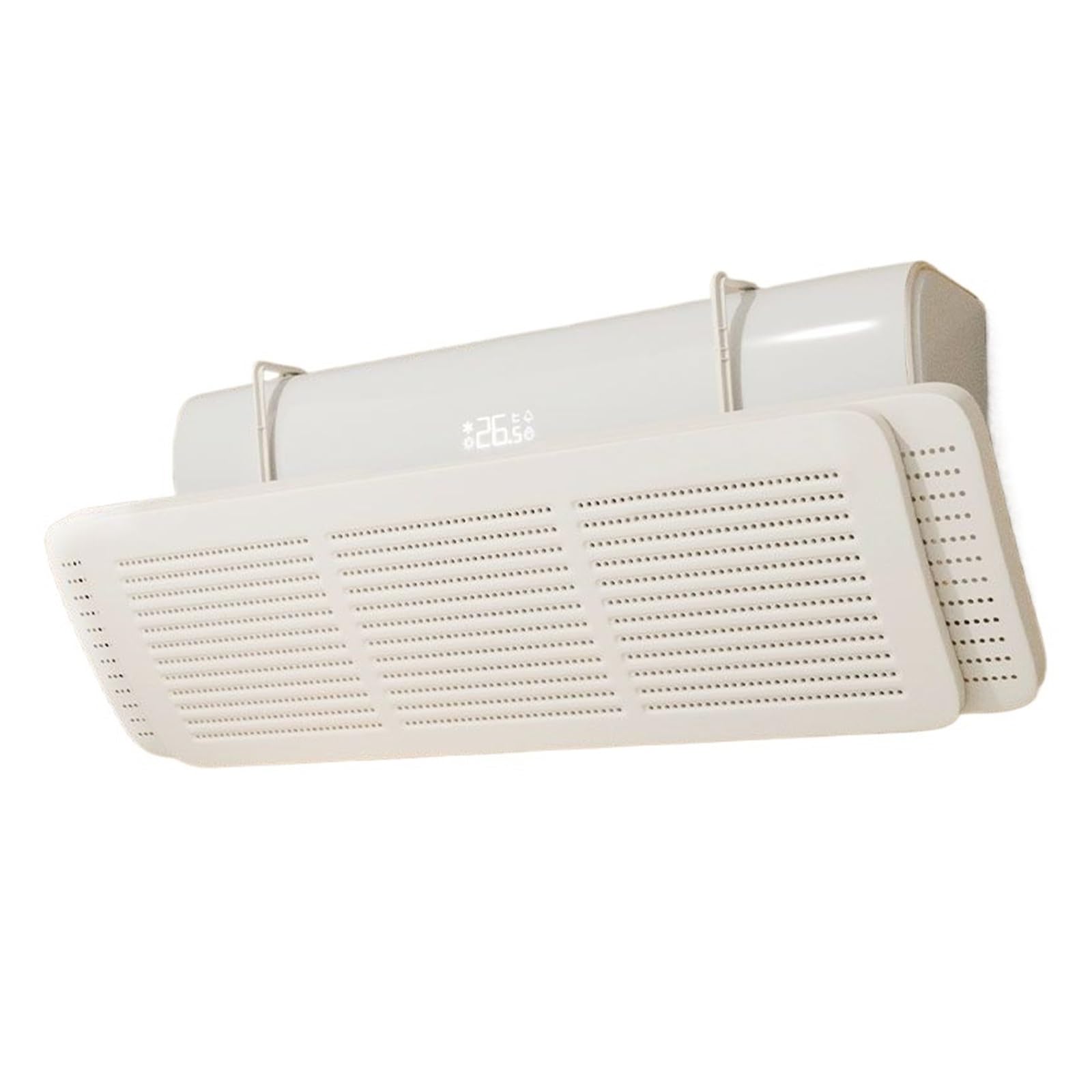 JUSKAQZYI Retractable Air Conditioner Deflector Universal Wall-Mounted AC Wind Deflector