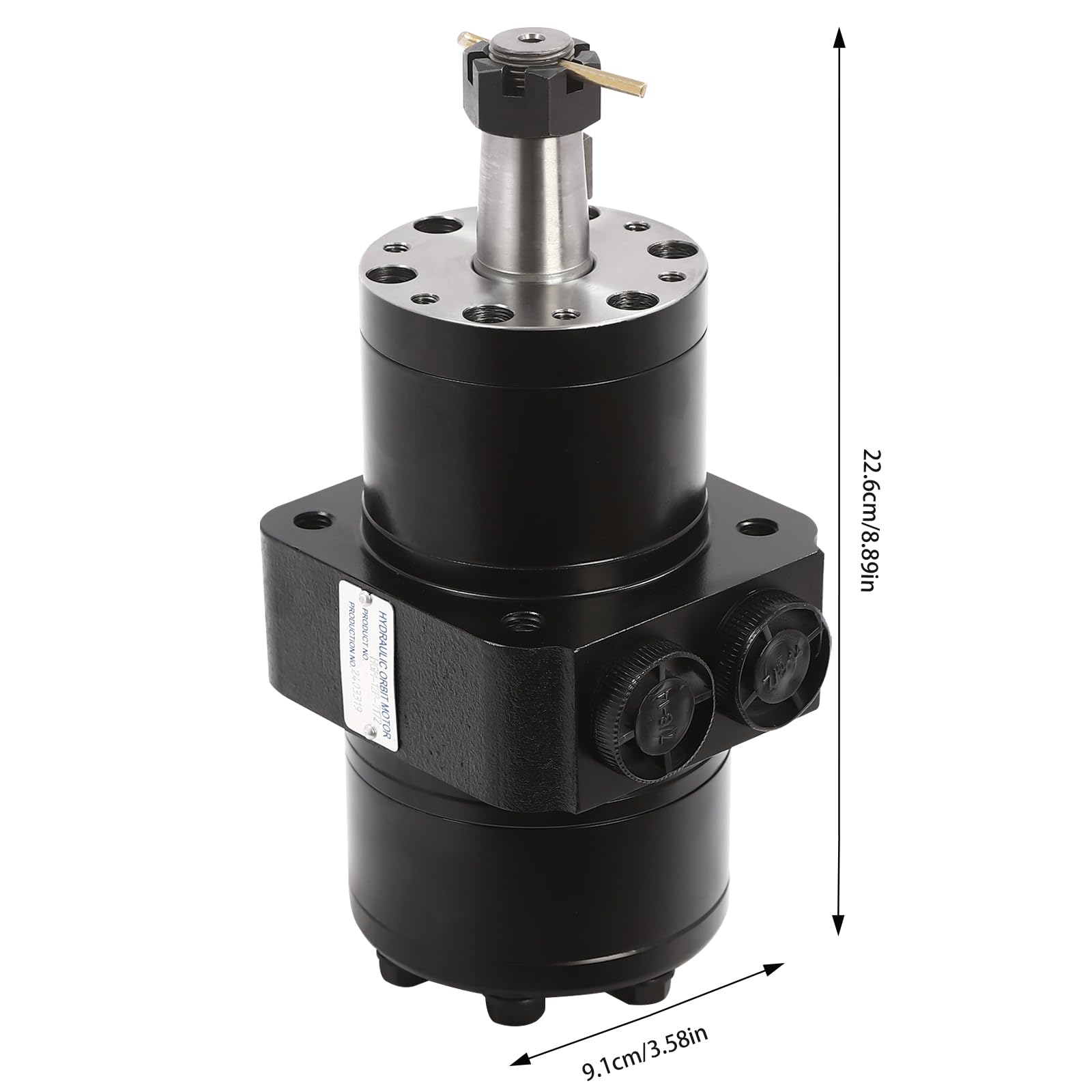 10 kW żeliwny hydrauliczny silnik kołowy, stosowany w maszynach do formowania wtryskowego, statkach, wciągnikach, maszynach inżynieryjnych żeliwny lekki (mniej niż 7,50 kg)