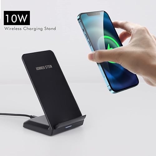 Miniatura 2 de Cargador inalámbrico, estación de carga inalámbrica rápida de 10 W, certificado Qi, soporte de carga para múltiples dispositivos iPhone 14 13 12 11