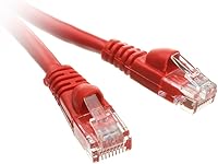 Vista 64 de CableWholesale Cable Ethernet Cat6, 24AWG, conector de placa dorada RJ45, 4 pares de cobre trenzado, par trenzado sin blindaje (UTP), cable de Blanco