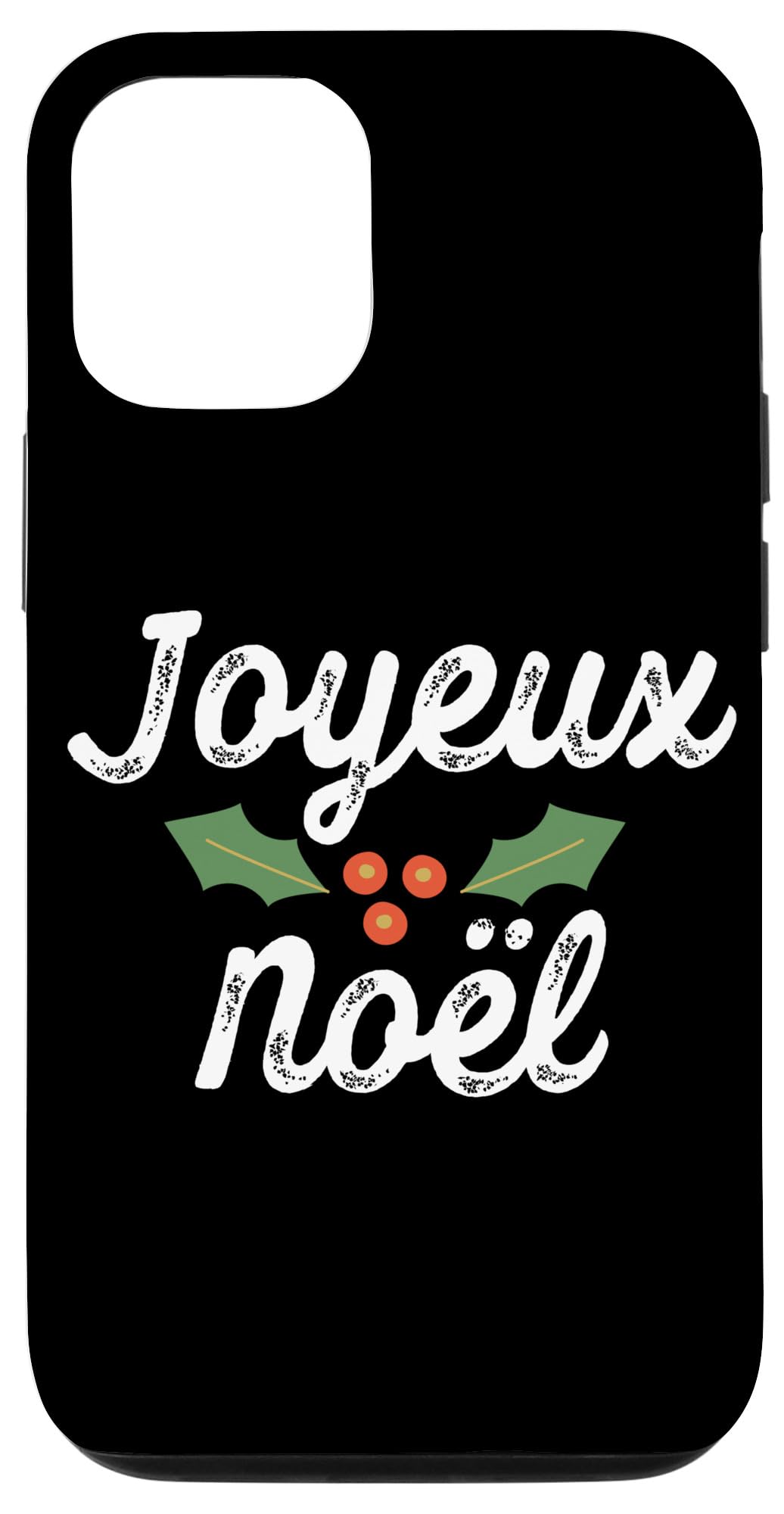 iPhone 14 Pro French Joyeux Noel Case