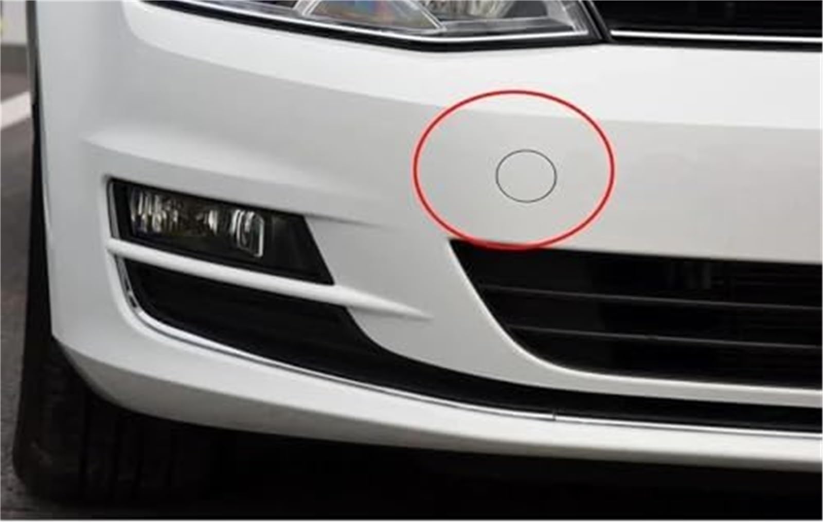 Auto-Abschlepphaken-Abdeckung vorne rechts, Stoßstangenkappe