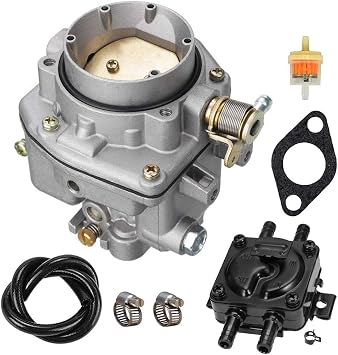 146-0496 Carburetor with Fuel Pump oil filter Kit For ONAN NOS B48G B48M P216G P218G P220G replacement 146-0414 146-0479 by LIYYOO