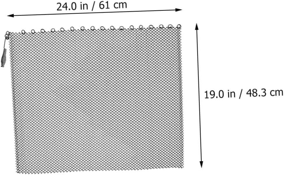 2pcs Xin Mesh Fireplace Screen Decorative Screen Panel Iron Sparks Guard Heat-Resistant Easy to Fold Hearth Decor Easy Use