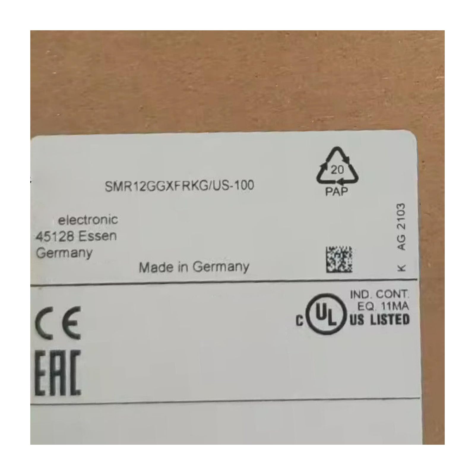 Sensor de caudalímetro electromagnético SM6100 SMR12GGXFRKG/US-100 (envío exprés). Sellado en Caja. Garantía de 1 año.