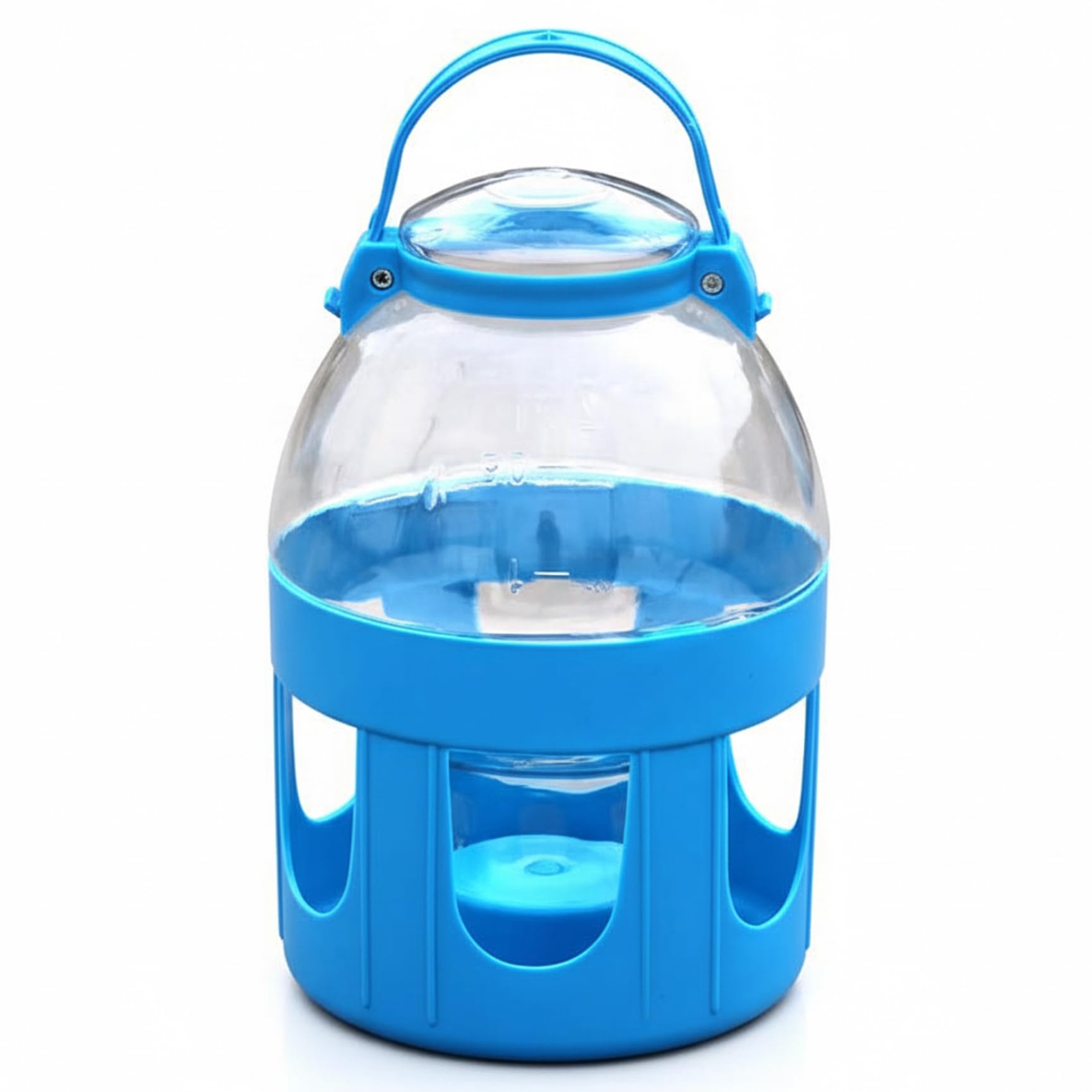 Pigeon Water Dispenser Feeder, 2L Bird Water Drinker with Detachable Design, Transparent Hanging Bottle for Pigeons, Chicken, Poultry