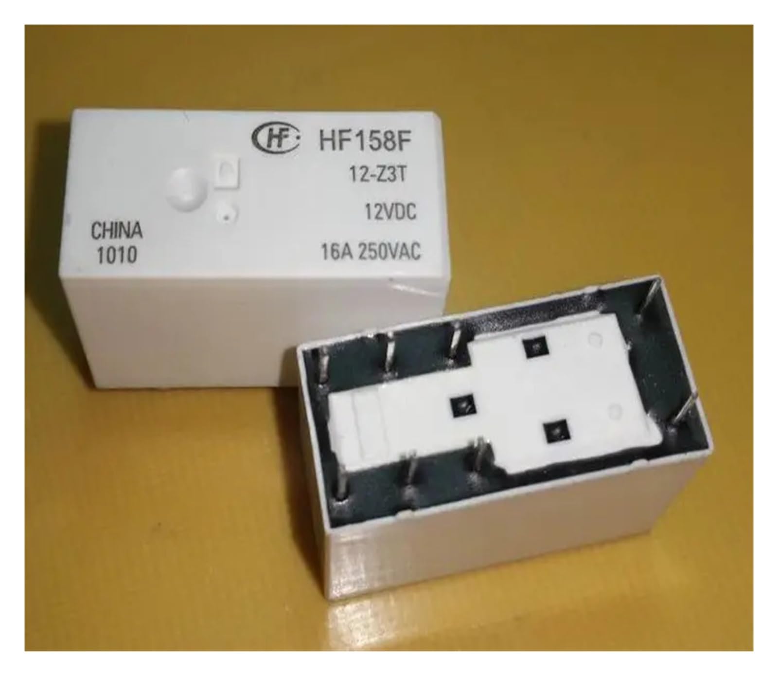 Relé electromecánico HF158F 12-Z3T de 8 pines para control de potencia industrial 3