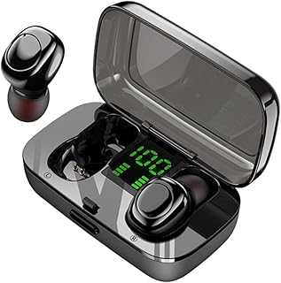 UKCOCO 1 Par De Fones De Ouvido Pretos Sobre A Orelha Fones De Ouvido Sem Fio Fones De Ouvido Com Visor Digital Fones De Ouvido Com Visor Digital Sem Fio Fones De Ouvido Sem Fio Tons De