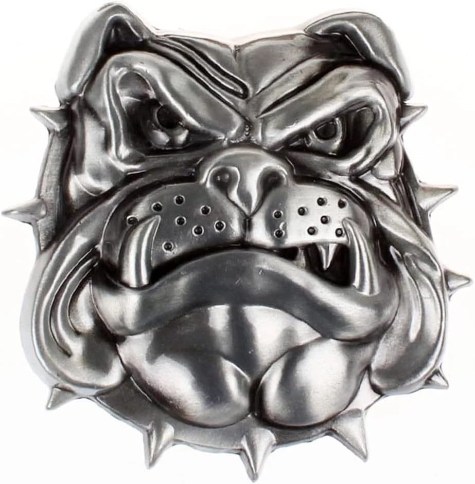 Retro Dog Pattern Rodeo Belt Buckle Cowboy Western Fashion