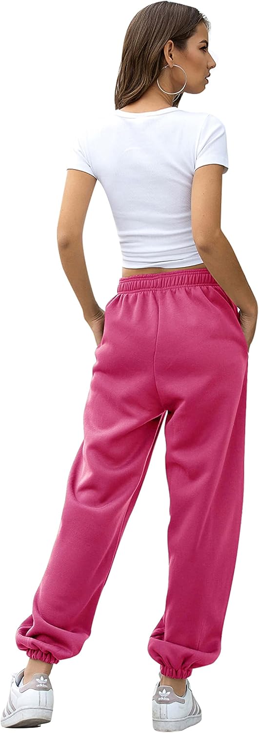 YLDUJ AMUM Women's Sweatpants Casual Drawstring Sweat Pants Workout Athletic Joggers with Pockets - Image 3