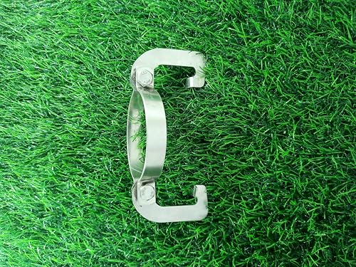 Image of Stainless Steel O-Type Quick Coupling Clamp Ring | HeavyDuty Lock Clamp for Irrigation Pipe Coupler /Hose Coupling Connector | Rust Resistant Ring for Agriculture & Garden Use-20 Pcs | 3 inch