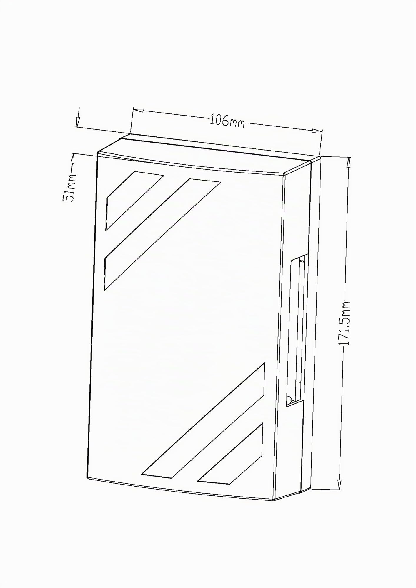 Huber 13305 - Timbre con 25 melodías, control electrónico, color blanco