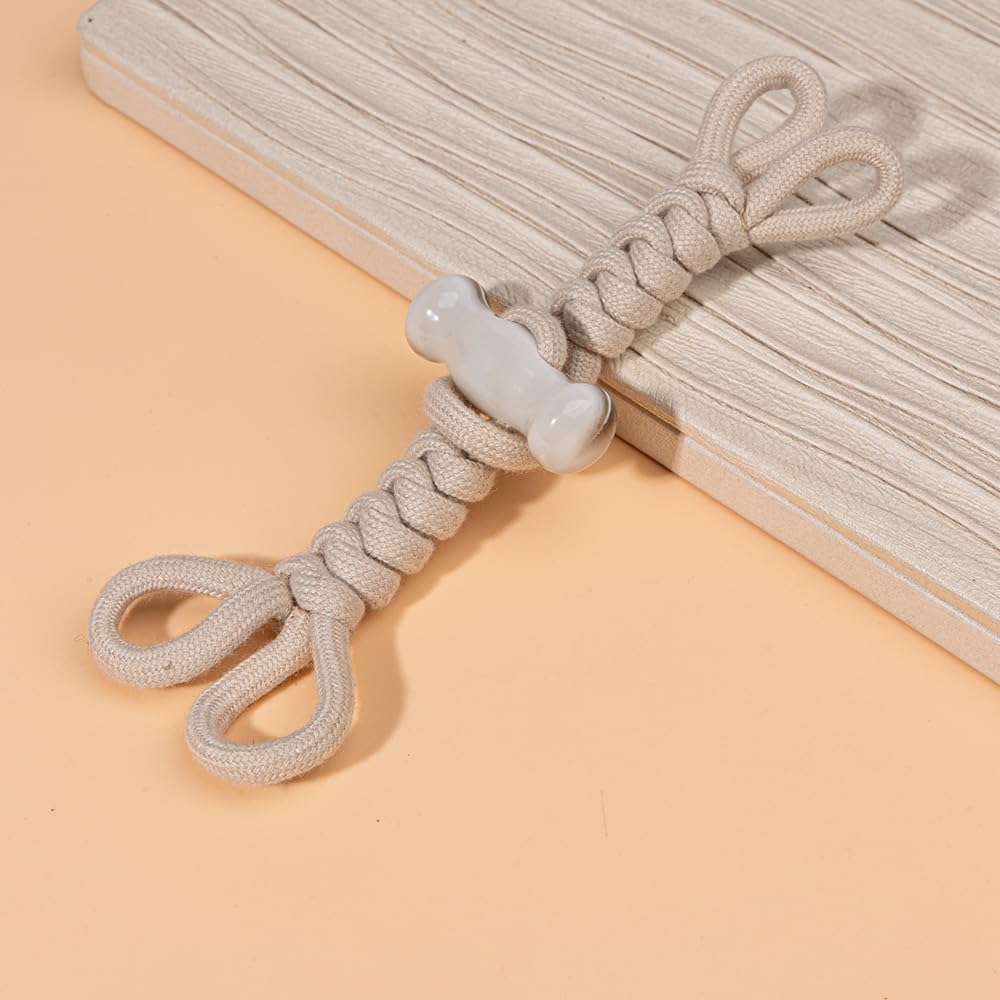 Pulsanti di commutazione corno resina Bottoni a pressione for cappotto in pelle, multicolore, 16,5 cm, 2/4 paia(Beige,About 16.5CM long 4 pair)