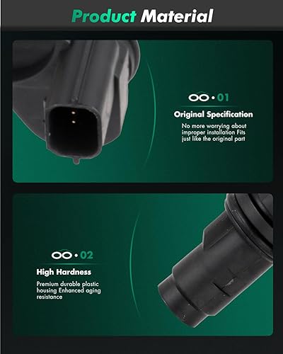 Miniatura 4 de SCITOO 12588992 PC553 Sensor de posición del cigüeñal CPS Compatible para Chevy Equinox para Buick Regal para GMC Terrain 2006-2017 Reemplazar