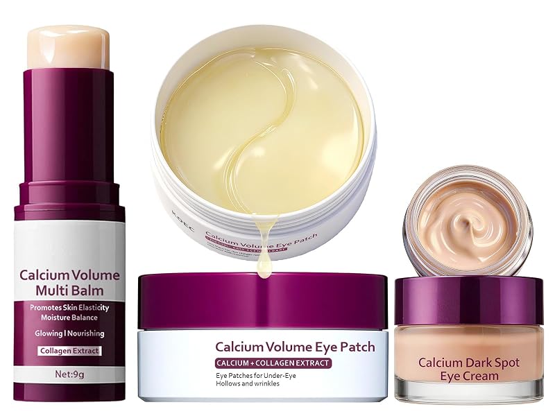 Kabowa Conjunto para a Região dos Olhos com Creme, Adesivos e Balm em Bastão, 3 peças