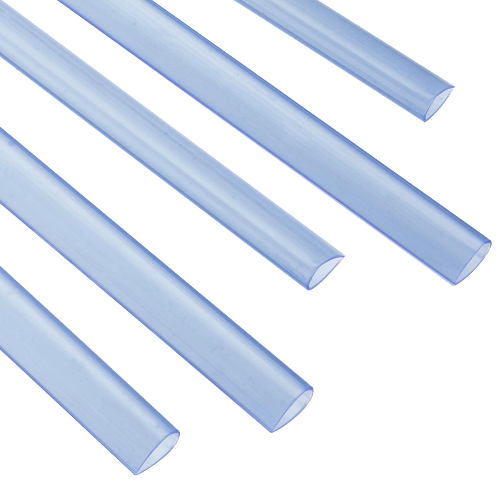 PATIKIL 20Pcs Binding Bars, 13x8mm Binding Bars Slide Grip 50 Sheets Capacity A4 Size Report Binder Presentation Binder for Study Office Report Cover Resume, Transparent Blue