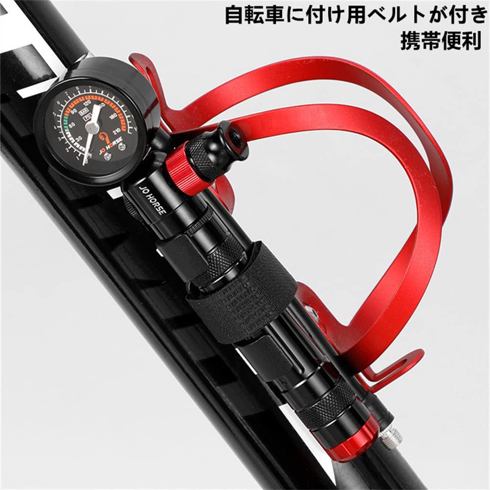 Amazon | SITEDAN 自転車 空気入れ 携帯ポンプ エアゲージ付き 米式