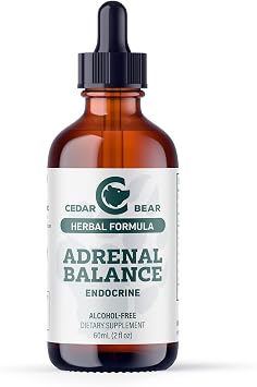 Cedar Bear Adrenal Balance Liquid Herbal Supplement, 2 Fl Oz