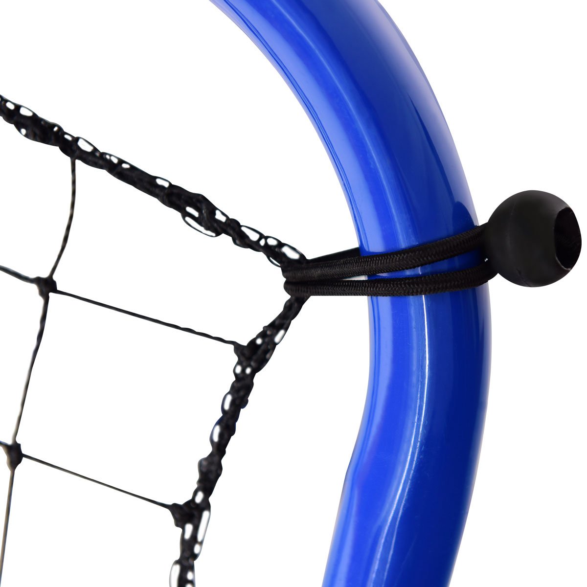 COSTWAY Rete da Rimbalzo Calcio Pieghevole con Angoli Regolabili