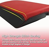 Vista 30 de Funda para reposabrazos de consola central, de piel, antiarañazos, protector de reposabrazos central, accesorios de decoración interior, compatible