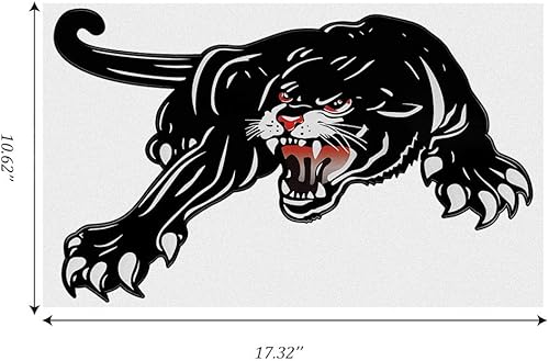 Miniatura 3 de Calcomanías para automóvil, 1 unidad, diseño de pantera negra, calcomanías gráficas de vinilo autoadhesivas, calcomanías universales ocultas para