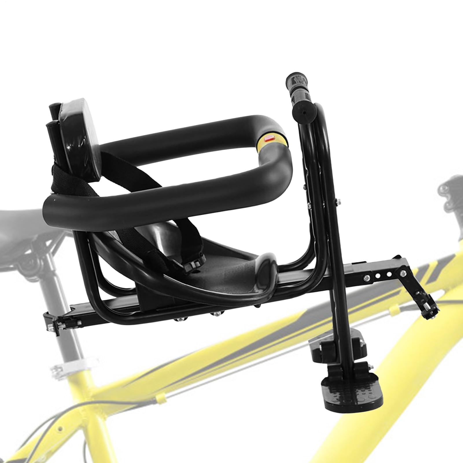 Seggiolino Per Biciclette Per - Montaggio Anteriore | Sedili Per | Biciclette Per Manubrio | Di Bici Da Bambino Con Pedali Del Piede, Sicurezza Del Guardrail Per, Ciclismo