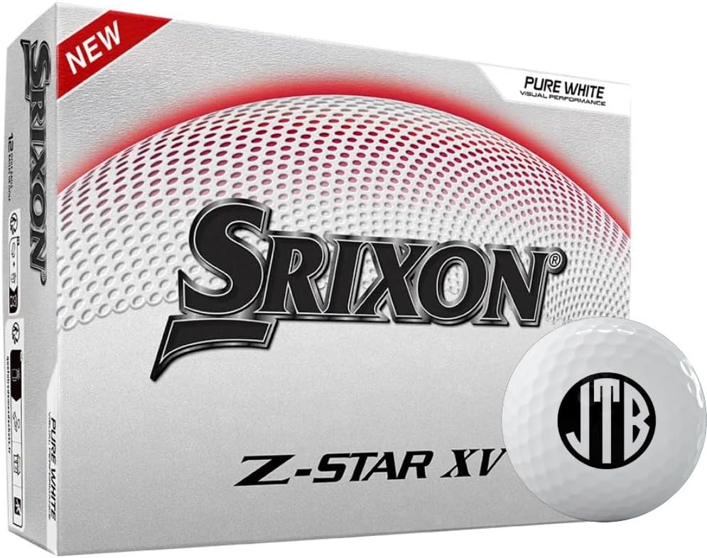 Srixon Z-Star XV 9 Monogrammed Golf Balls - 2025 Model