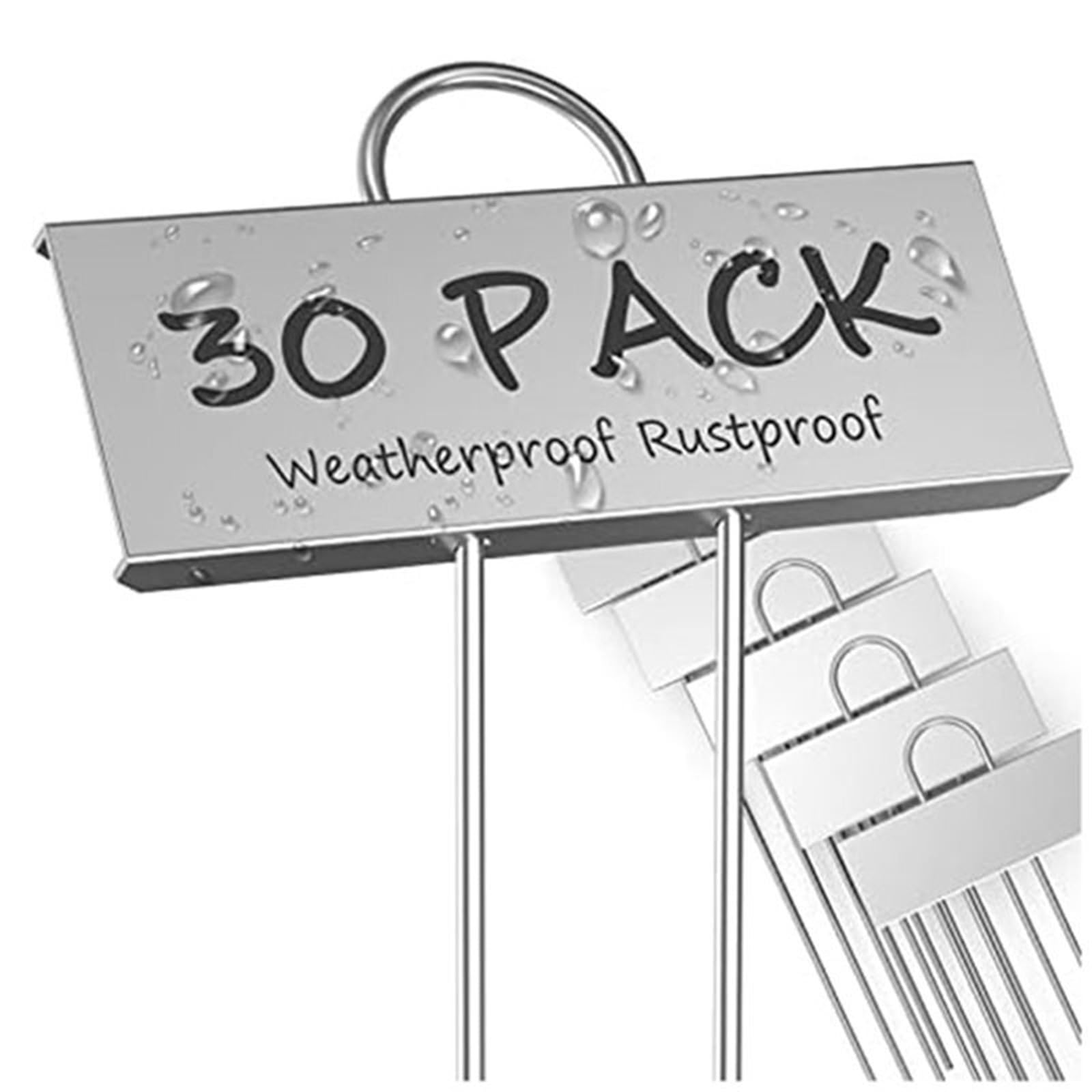 Pflanzenschilder 90er-Pack Metall-Pflanzenetiketten, wetterfeste Gartenmarkierungen, wiederverwendbare Kindergartenetiketten for Gemüse, Kräuter, Blumen, Samen, Gewächshäuser