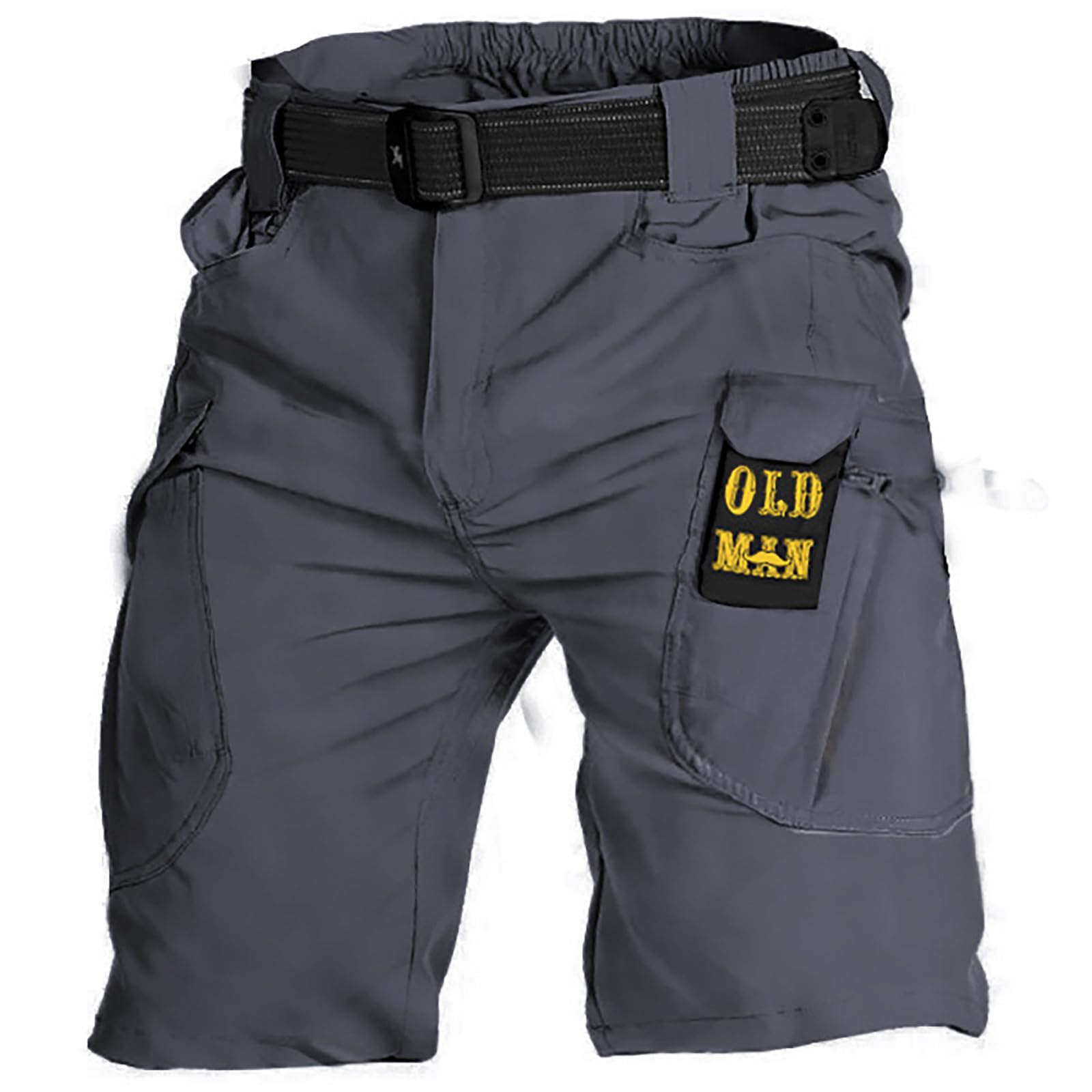 FONMA Mens Cargo Shorts 2025 Summer Outdoor Tactical Shorts Solid/Patriotic Printed Military Pants with Multi Pockets