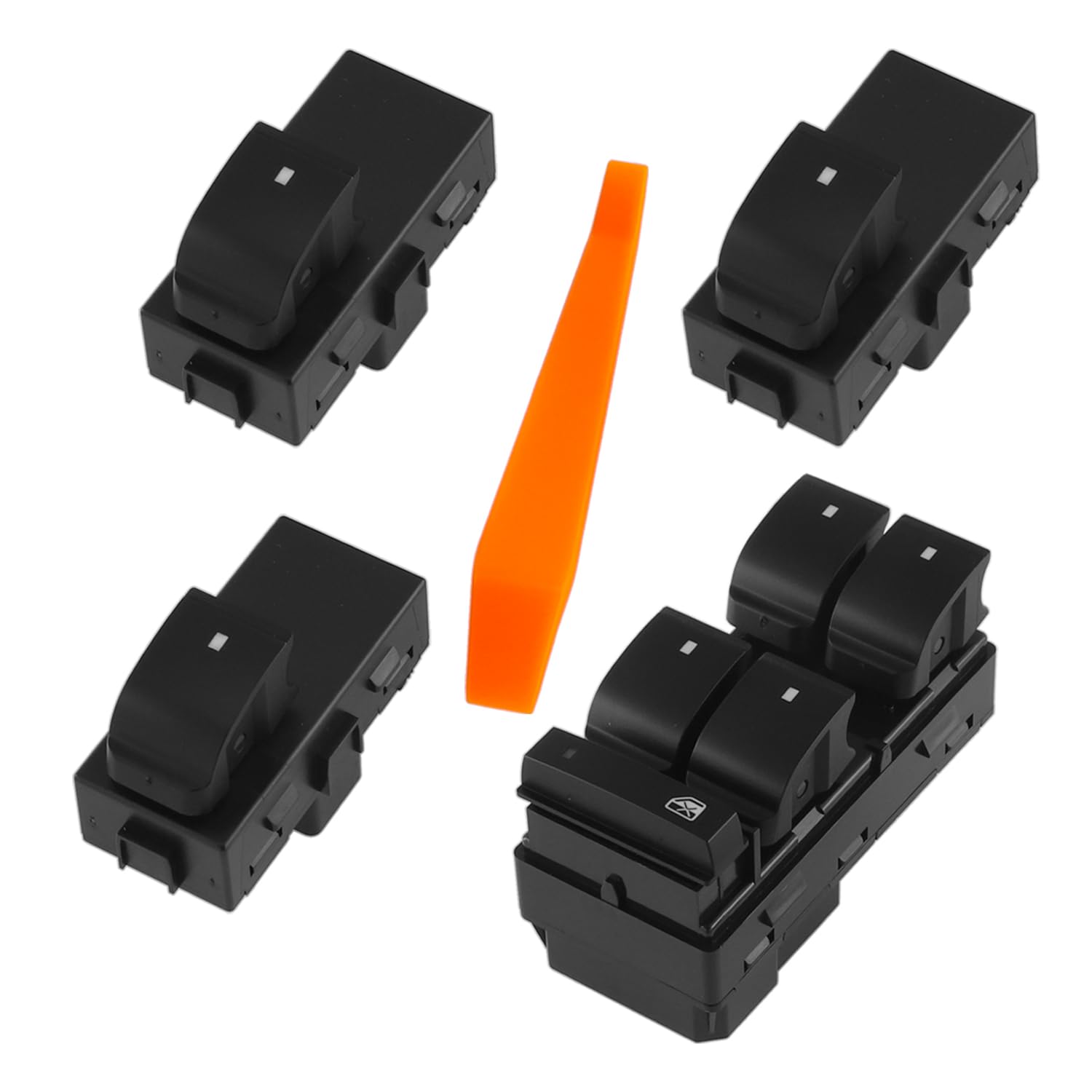 20945129 Driver Side Power Master Window Switch Compatible with 2007-2013 Chevy Silverado 1500 2500HD 3500HD GMC Sierra 1500 08-13 Sierra 2500HD 3500HD 09-15 Traverse Front Left Window Buttons