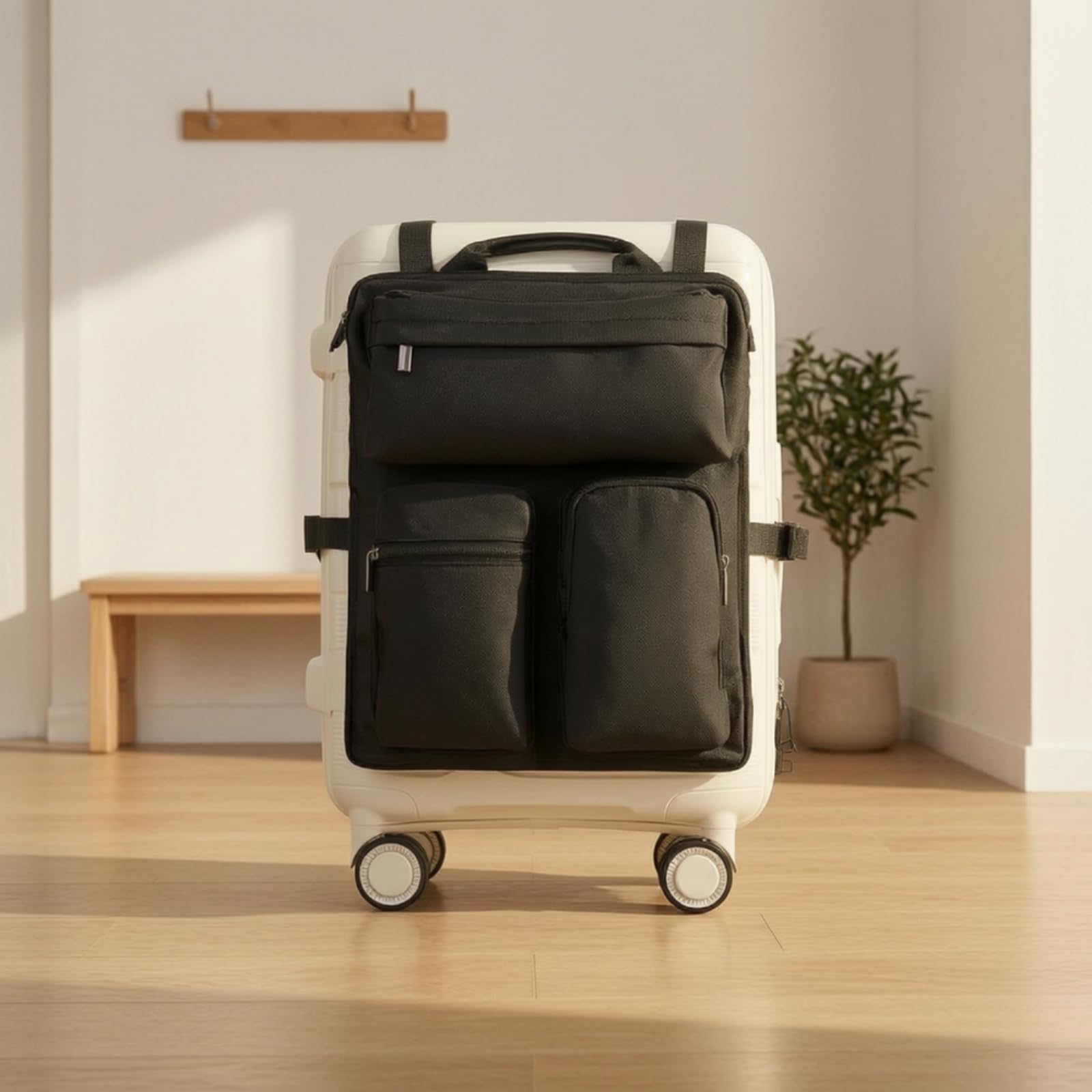 Organizador Equipaje con Correas table Bolsa Organizadora Equipaje Multibolsillos para Turistas,