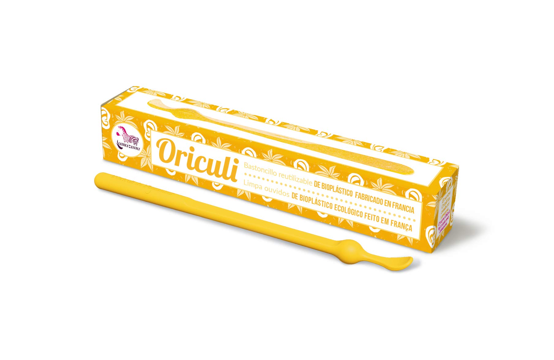 Lamazuna Bastoncillo para el oído reutilizable de bioplástico Oriculi 50 ml