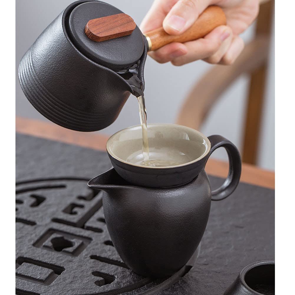 Podróżny zestaw do herbaty Kungfu Tea Set, Zestaw do herbaty chiński zestaw do herbaty gongfu zestaw do herbaty zestaw do herbaty przenośny zestaw do herbaty podróżnej - ręcznie robiony zestaw do herb